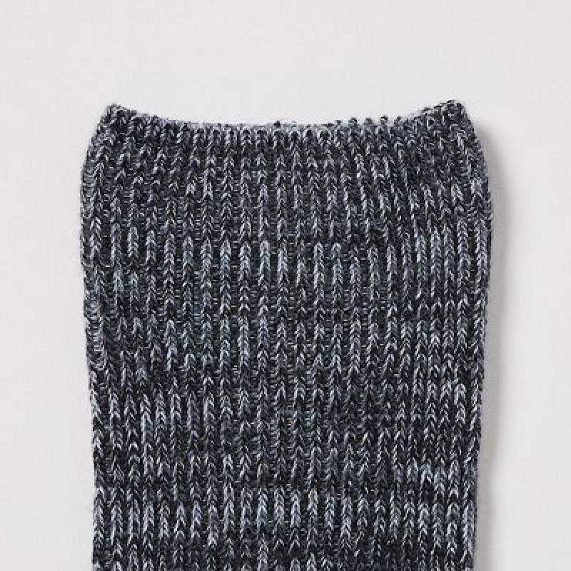 Women Uniqlo HEATTECH Loose Ribbed Socks Grey | 7024598