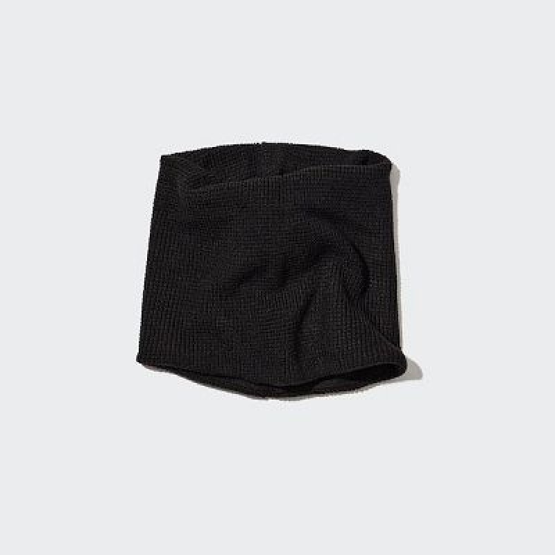 Women Uniqlo HEATTECH Neck Neck Warmer Black | 4811126