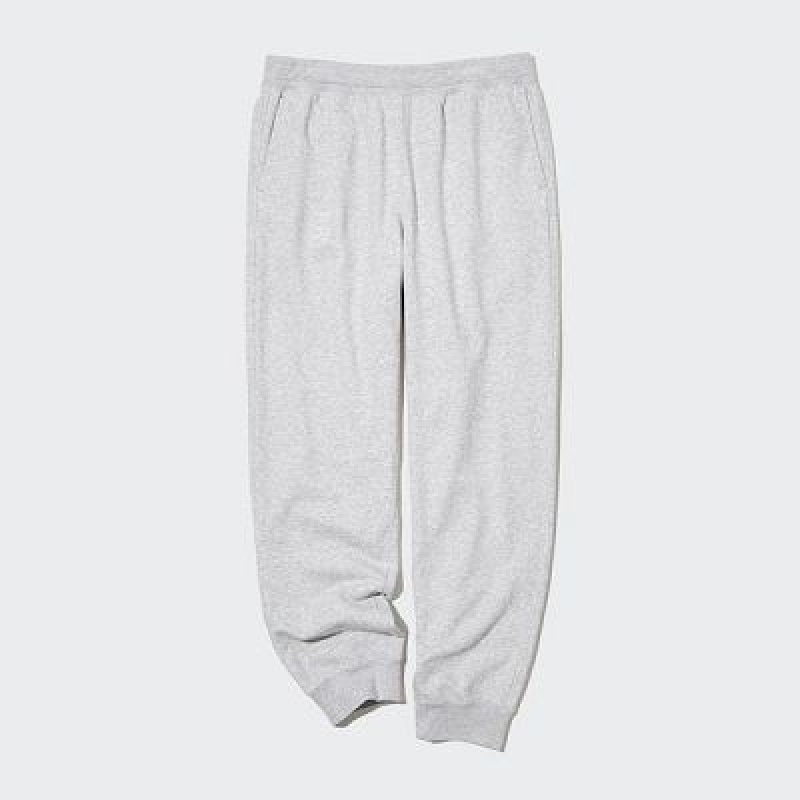 Women Uniqlo HEATTECH Pile-Lined Jogger Pants Grey | 4322494