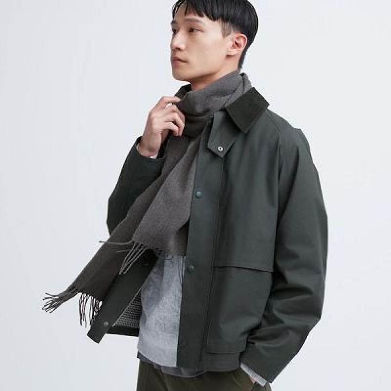 Women Uniqlo HEATTECH Scarves Grey | 6861671