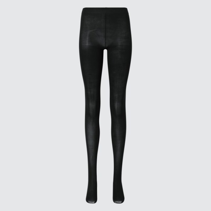 Women Uniqlo HEATTECH Tight Black | 3008643
