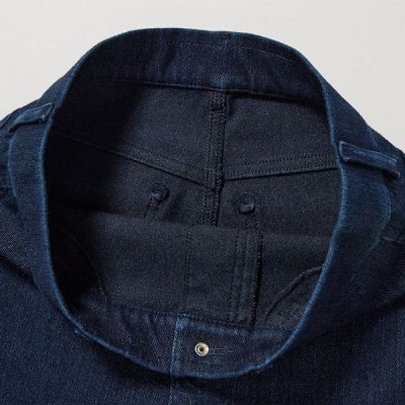 Women Uniqlo HEATTECH Ultra Stretch High-Rise Denim Pants Blue | 2102433