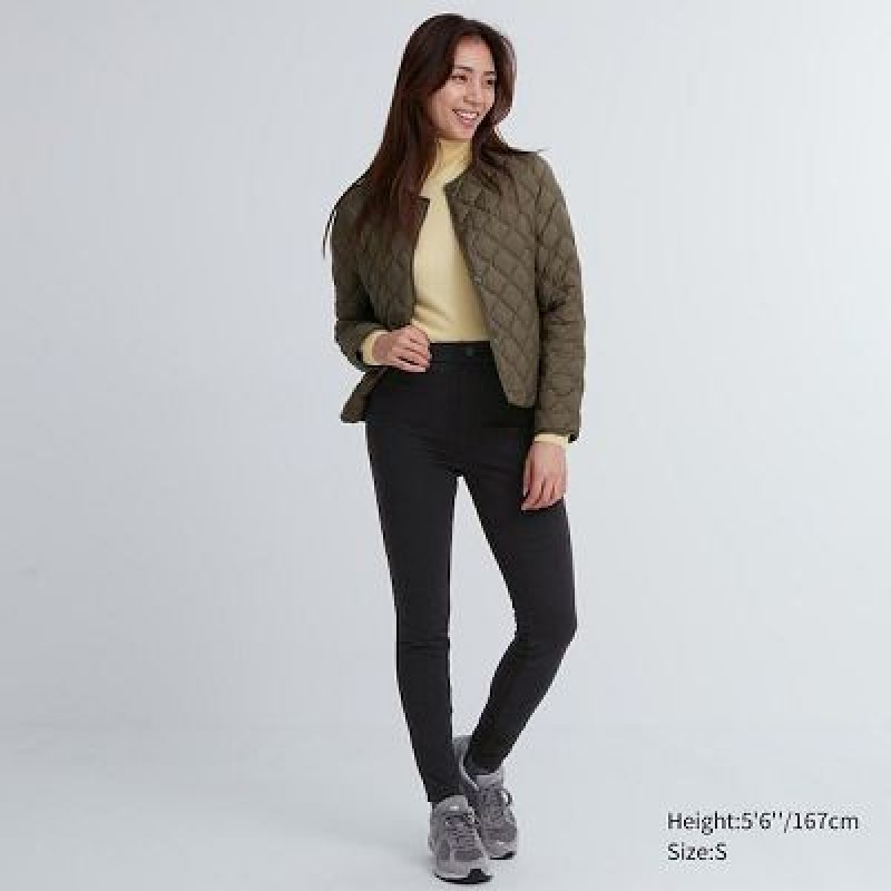 Women Uniqlo HEATTECH Ultra Stretch High-Rise Leggings Black | 6018780
