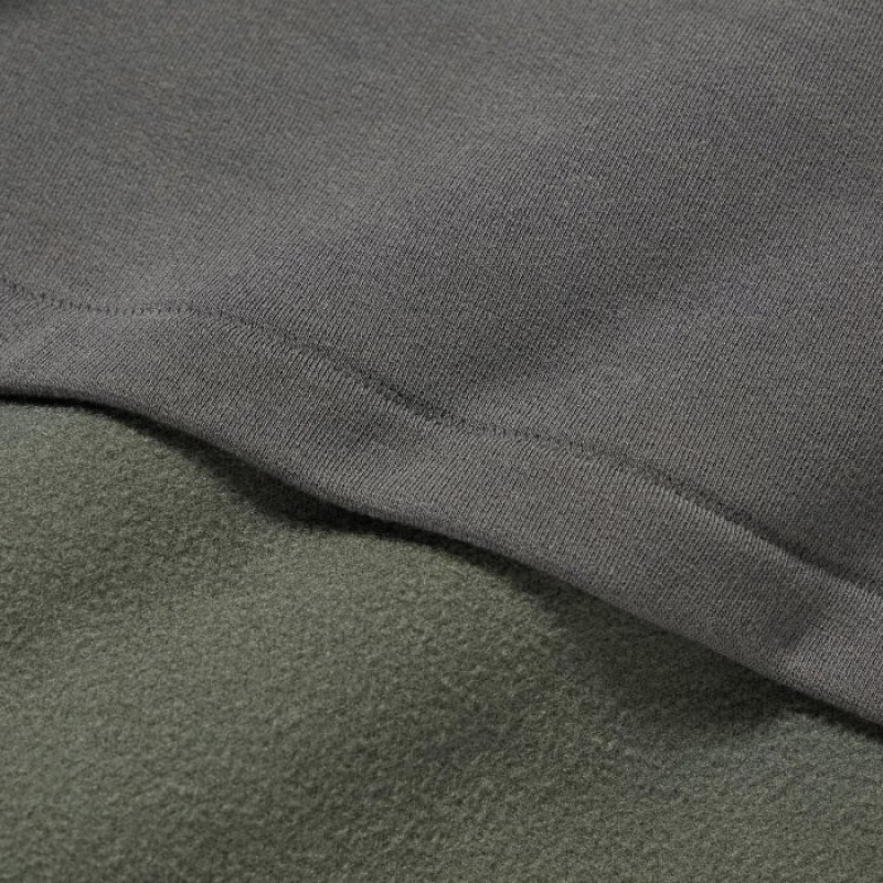 Women Uniqlo HEATTECH Ultra Warm Crew Neck Long-Sleeve T Shirts Grey | 1468591