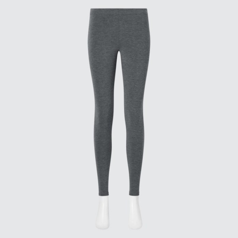 Women Uniqlo HEATTECH Ultra Warm Leggings Grey | 5674062