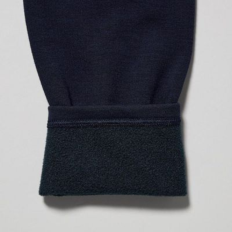 Women Uniqlo HEATTECH Ultra Warm Leggings Navy | 2529455
