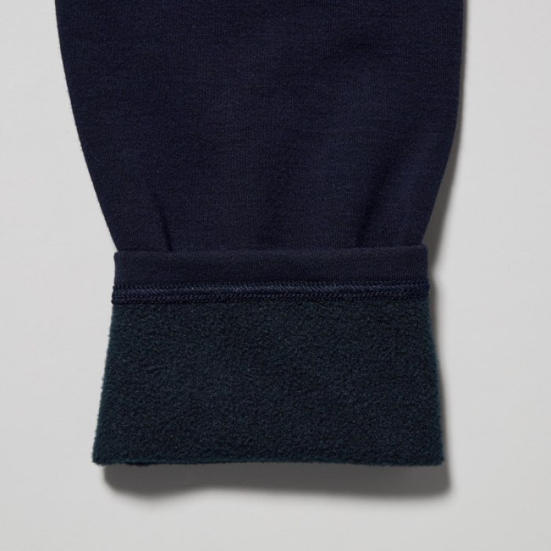 Women Uniqlo HEATTECH Ultra Warm Leggings Navy | 4873425