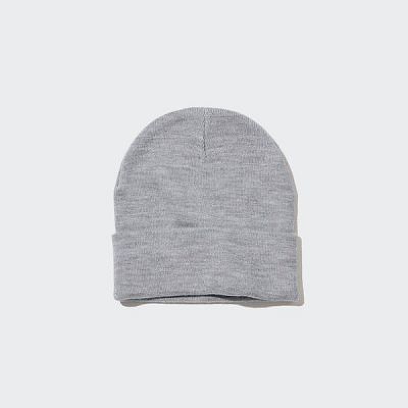 Women Uniqlo HEATTECH Watch Caps Grey | 2871823