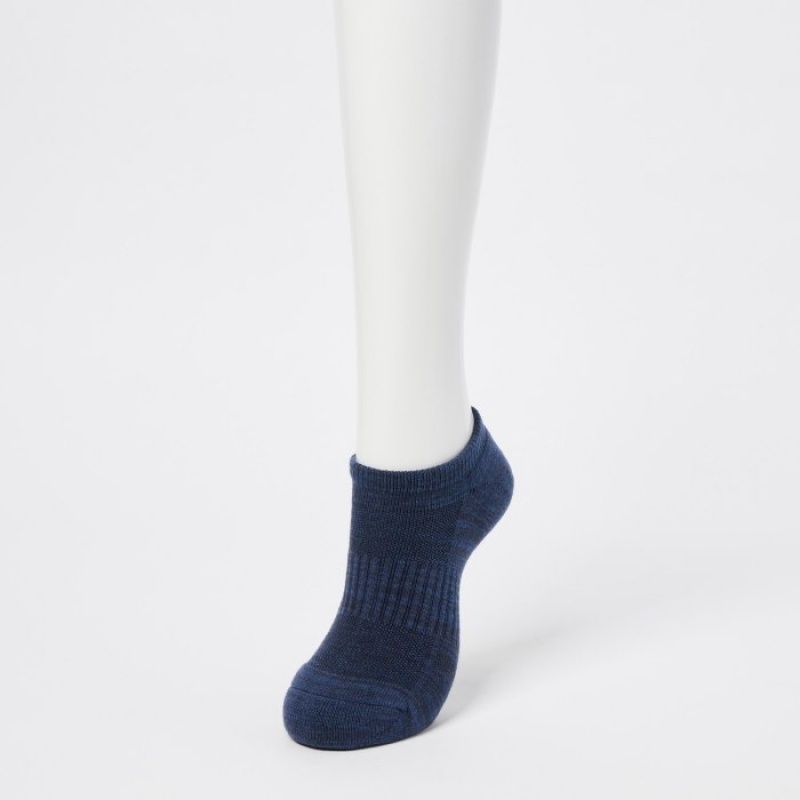 Women Uniqlo Heattech Short Socks Red | 8429489