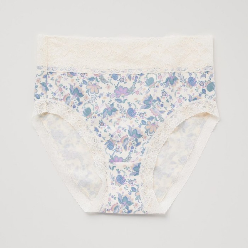 Women Uniqlo High-Rise Briefs White | 2351021