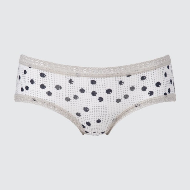 Women Uniqlo Hip Huggers Briefs Grey | 3426692