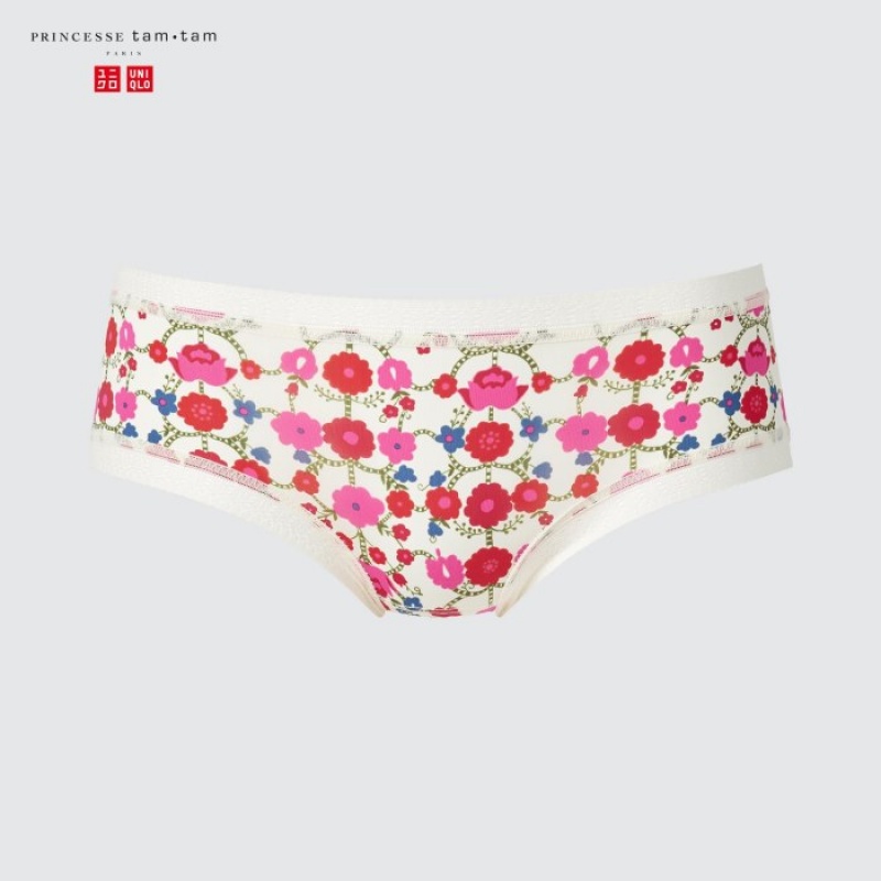 Women Uniqlo Hiphugger Briefs White | 4619981
