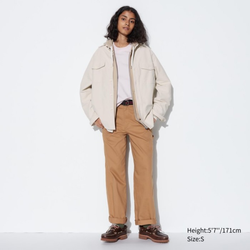Women Uniqlo Jersey Shirts White | 9705851