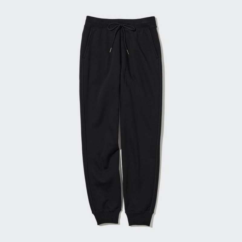 Women Uniqlo Jogger Pants Black | 7836527