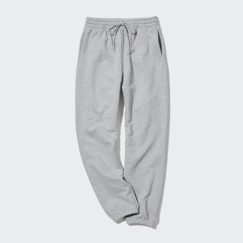 Women Uniqlo Jogger Pants Grey | 5457698