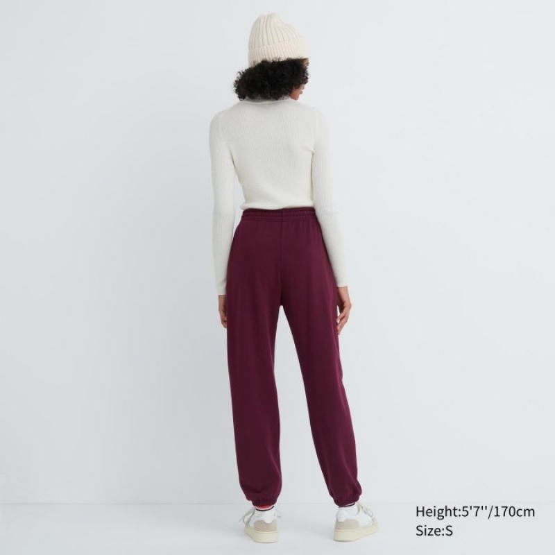 Women Uniqlo Jogger Pants White | 9736835