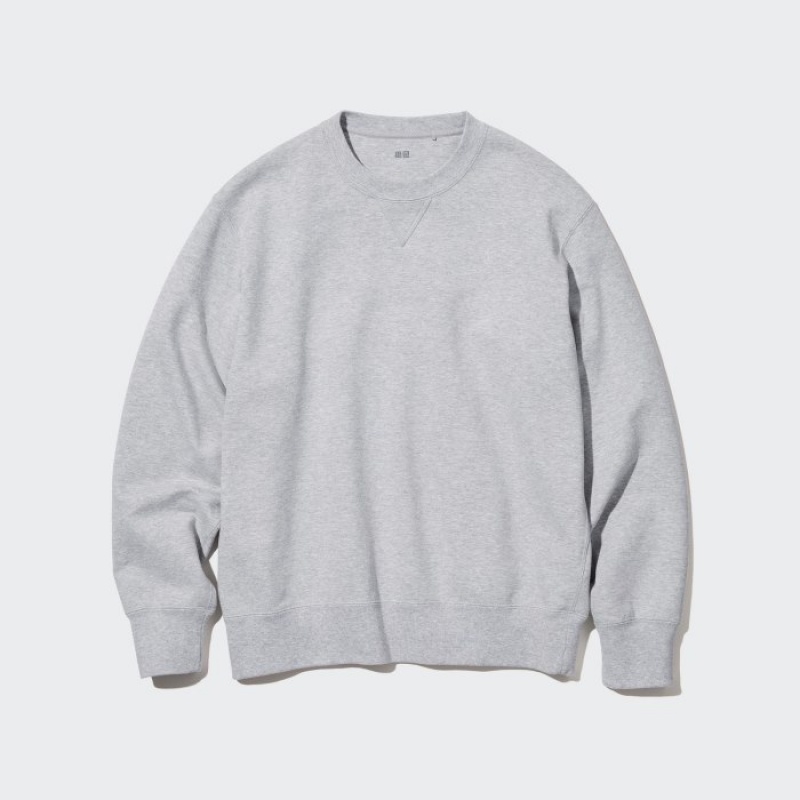 Women Uniqlo Long Sweatshirts Purple | 7859115