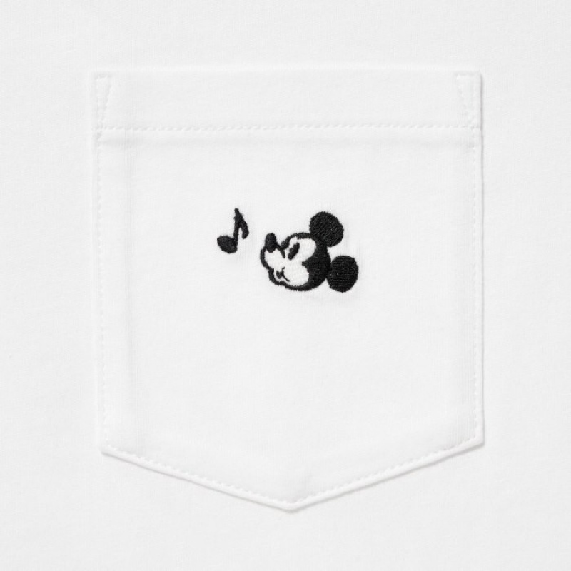 Women Uniqlo MAGIC FOR ALL FOREVER UT Short-Sleeve T Shirts White | 7528792