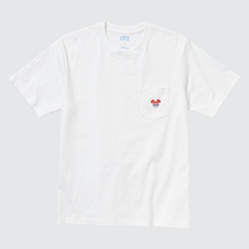 Women Uniqlo MAGIC FOR ALL FOREVER UT Short-Sleeve T Shirts White | 748233