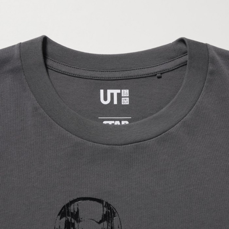 Women Uniqlo MAGIC FOR ALL FOREVER UT Short-Sleeve T Shirts Grey | 3452898