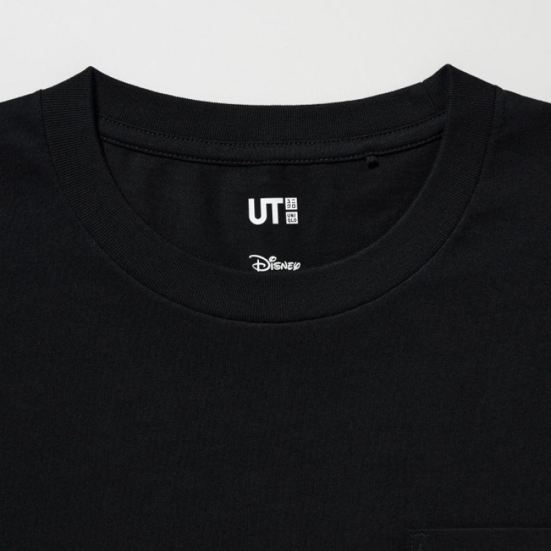 Women Uniqlo MAGIC FOR ALL FOREVER UT Short-Sleeve T Shirts Black | 3554562