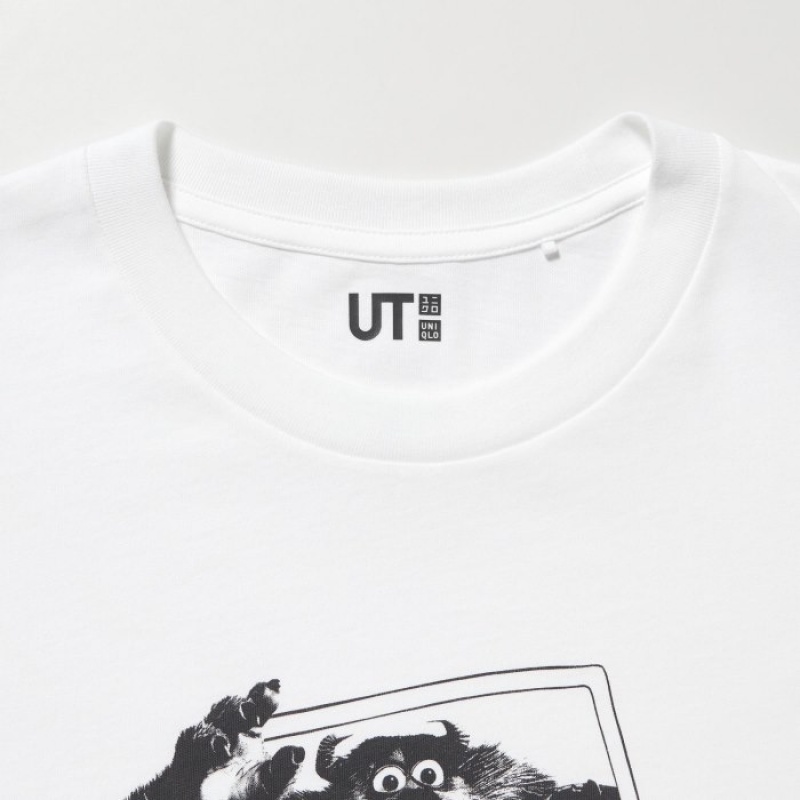 Women Uniqlo MAGIC FOR ALL FOREVER UT Short-Sleeve T Shirts White | 3297593