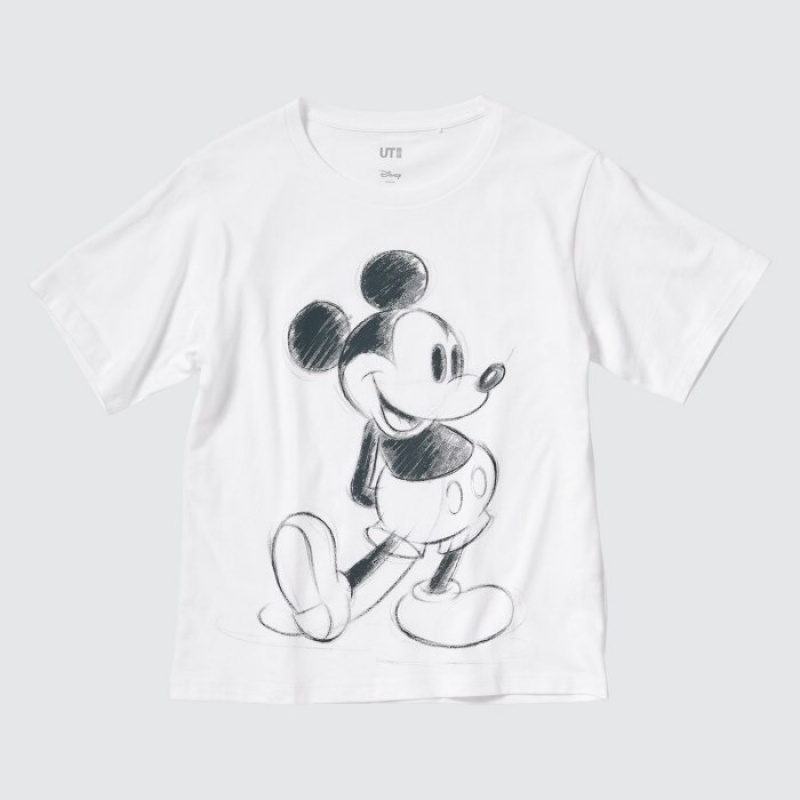 Women Uniqlo Magic For All Classics Short-Sleeve UT T Shirts White | 1566999