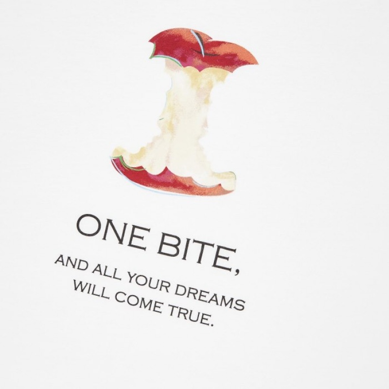 Women Uniqlo Magic For All Favorites UT Short-Sleeve T Shirts White | 1239860
