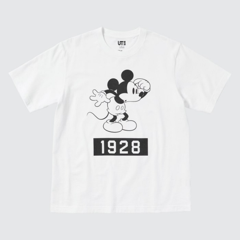 Women Uniqlo Magic For All Timeless Favorites UT Short-Sleeve T Shirts White | 5357988