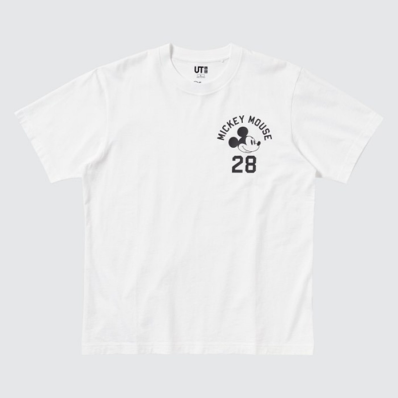 Women Uniqlo Magic For All Timeless Favorites UT Short-Sleeve T Shirts White | 9157716