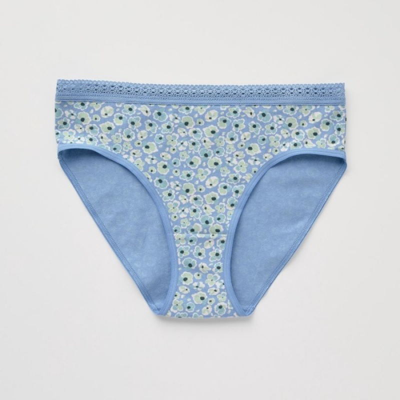 Women Uniqlo Mid-Rise Briefs Yellow | 9198899