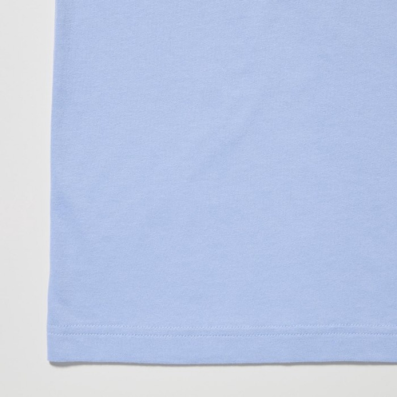 Women Uniqlo PEACE FOR ALL Short-Sleeve Graphic Dick Bruna T Shirts Blue | 4888623