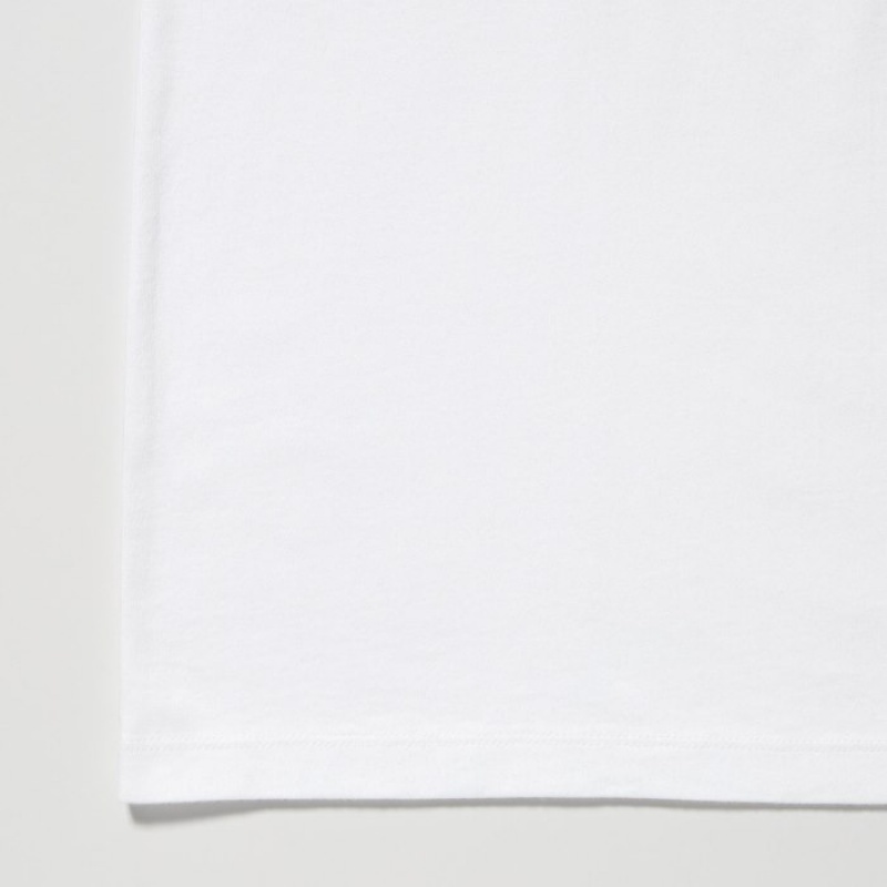 Women Uniqlo Peanuts Hawaii UT Short-Sleeve T Shirts White | 7936040