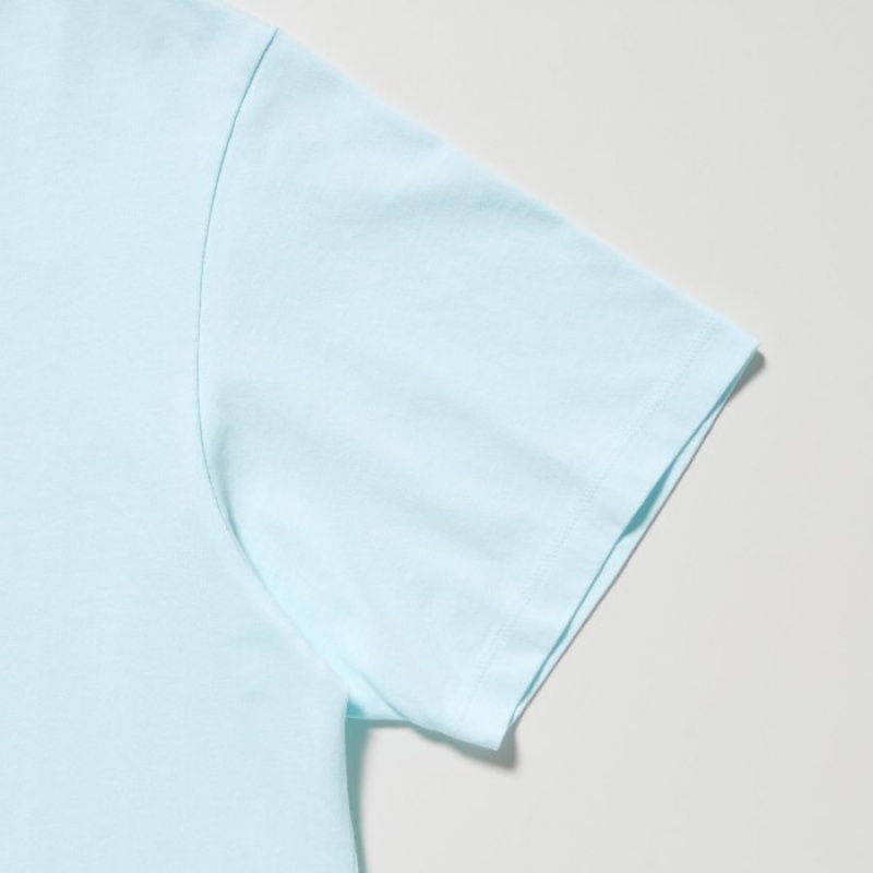 Women Uniqlo Peanuts Hawaii UT Short-Sleeve T Shirts Green | 6154447