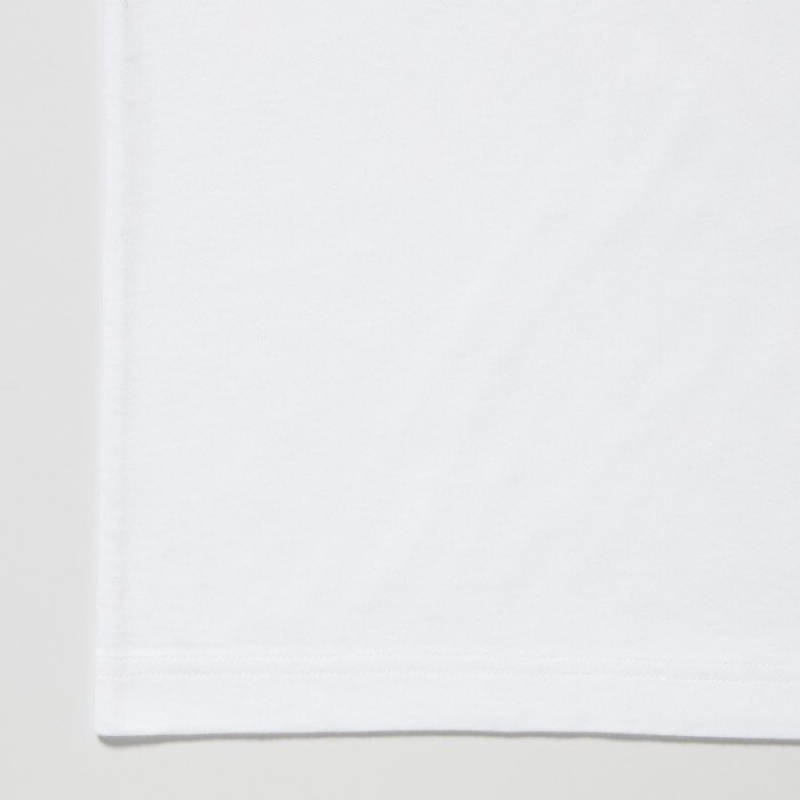 Women Uniqlo Peanuts Hawaii UT Short Sleeve T Shirts White | 2699426