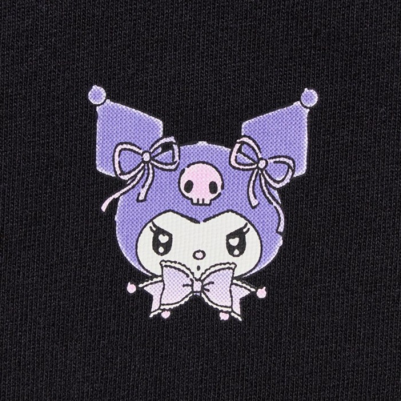 Women Uniqlo Sanrio characters UT Short-Sleeve T Shirts Black | 6014252