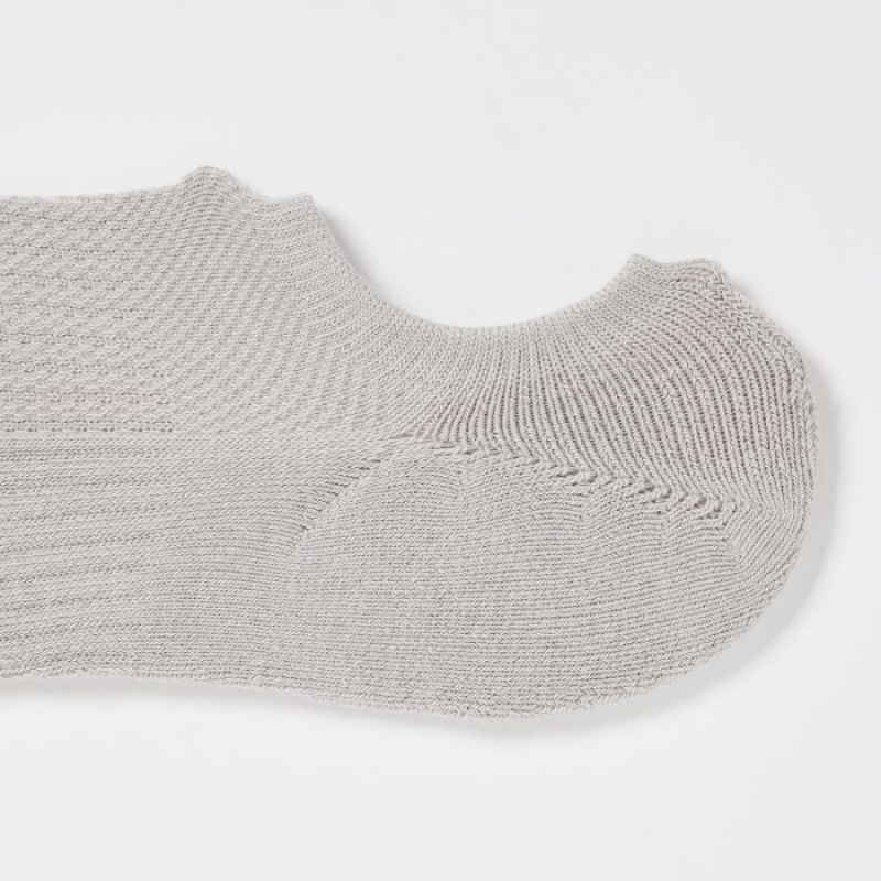 Women Uniqlo Sport Footsies (3 Pairs) Socks White | 3927444