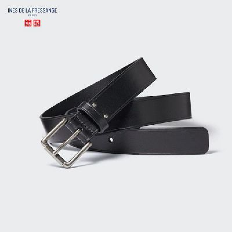 Women Uniqlo Studded Belts Black | 4010331