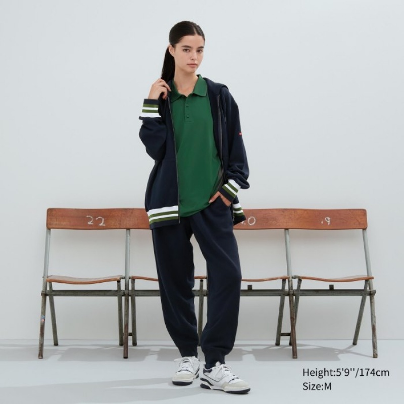 Women Uniqlo Sweat Full-zip Hoodie White | 6120004