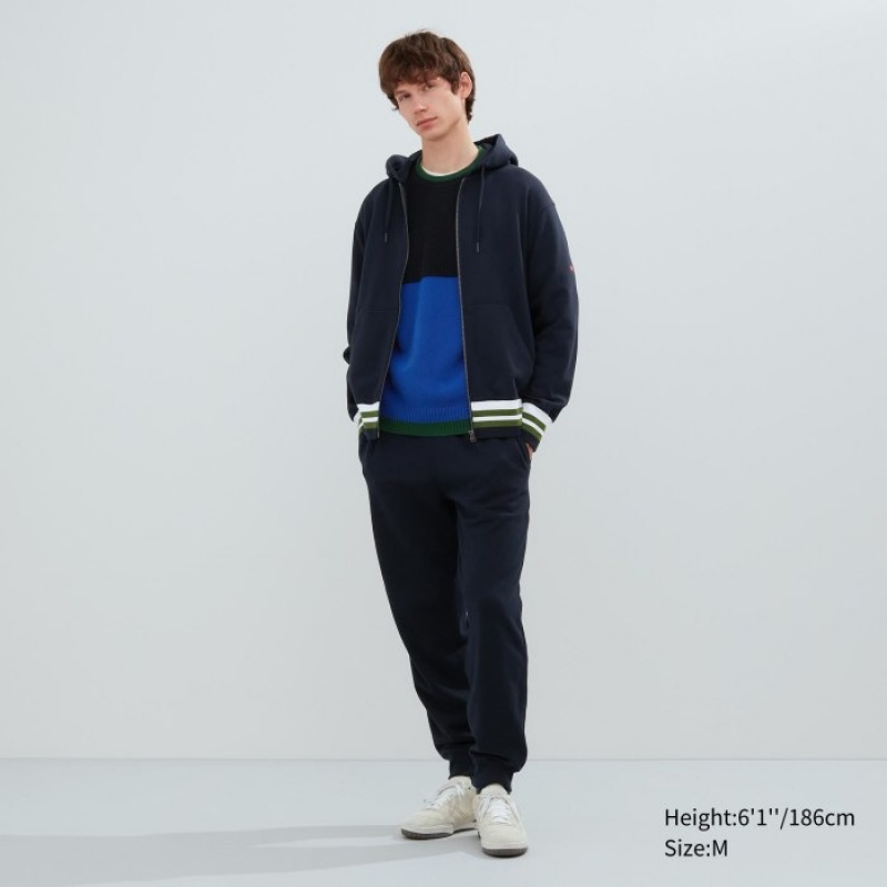 Women Uniqlo Sweat Full-zip Hoodie White | 6120004