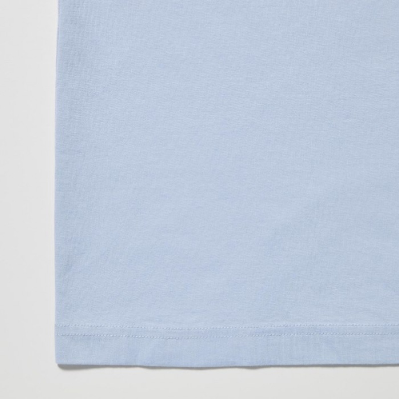 Women Uniqlo The Brands Hawaii UT Short-Sleeve Matsumoto Shave Ice T Shirts Blue | 2732374