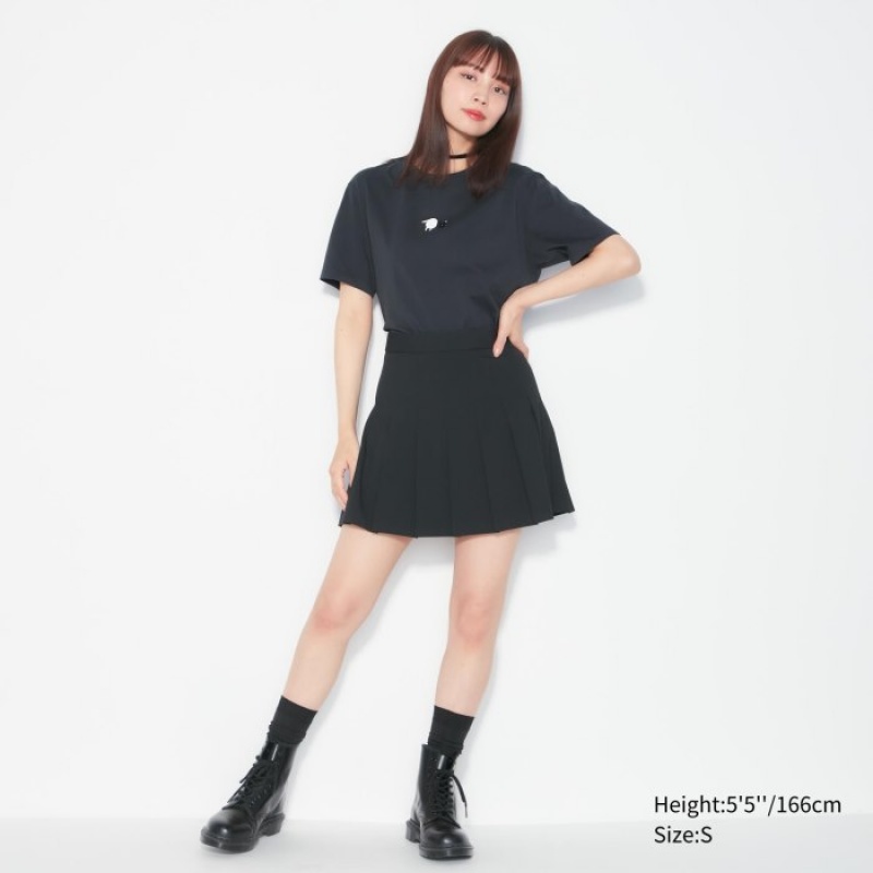 Women Uniqlo The World of CLAMP UT Short Sleeve T Shirts Grey | 2502818