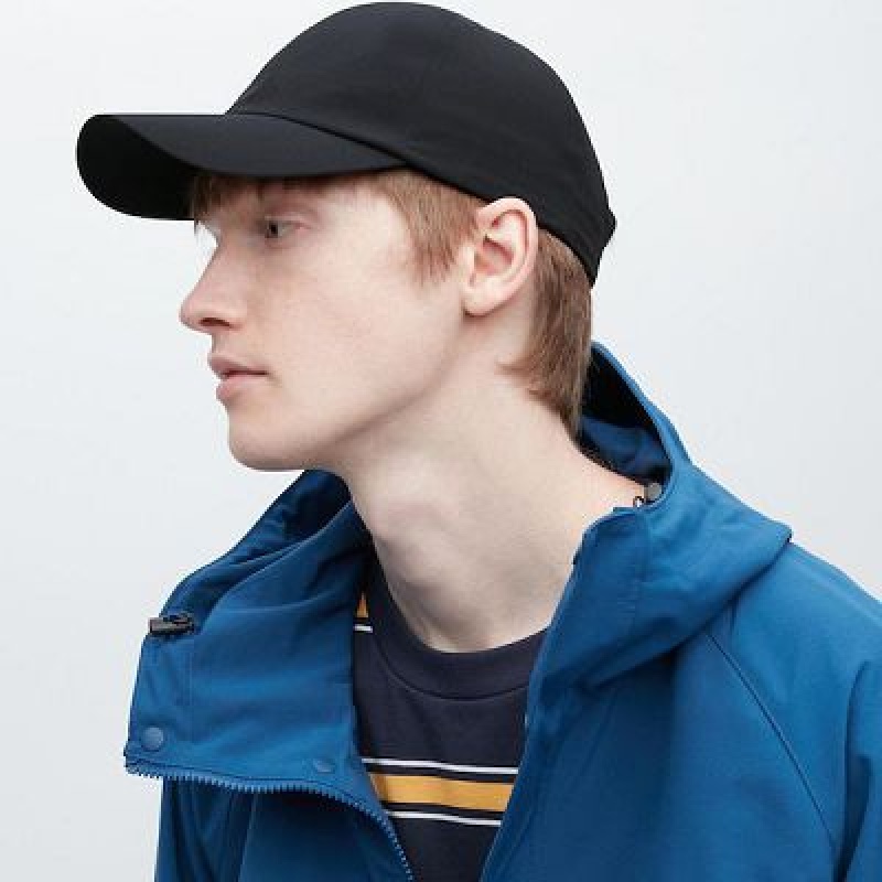 Women Uniqlo UV Protection 2-Way Stretch Caps Black | 15698