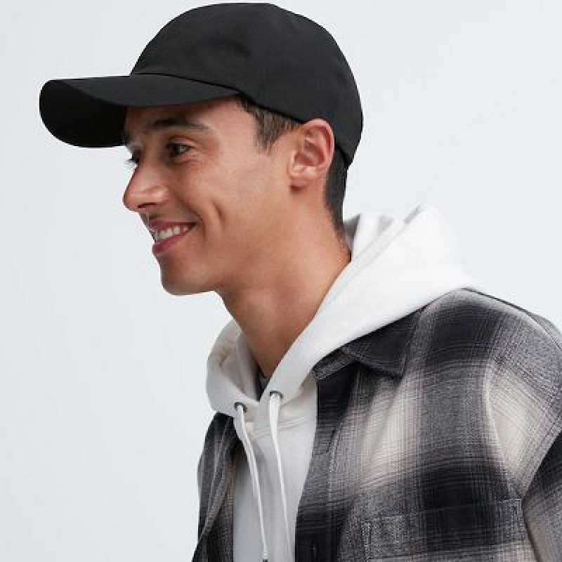 Women Uniqlo UV Protection 2-Way Stretch Caps Black | 15698