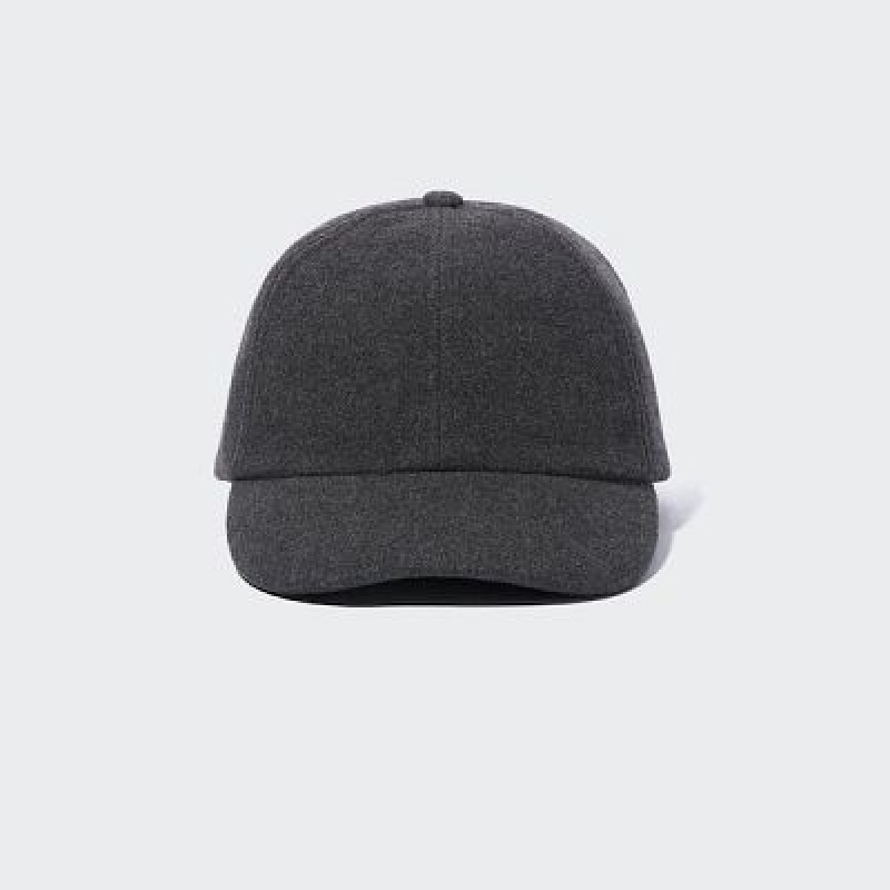 Women Uniqlo UV Protection Caps Grey | 1459091