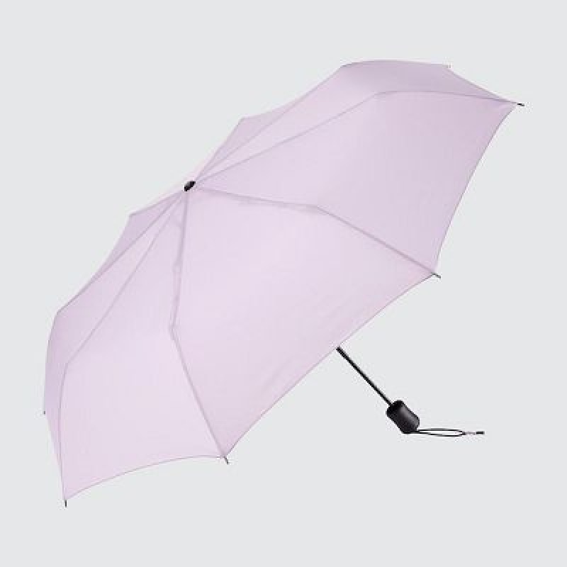 Women Uniqlo UV Protection Compact Umbrellas Purple | 3404307