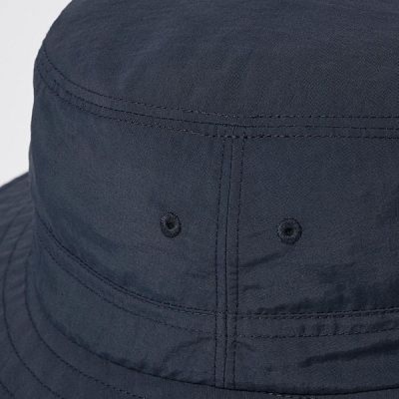 Women Uniqlo UV Protection Hats Navy | 534172