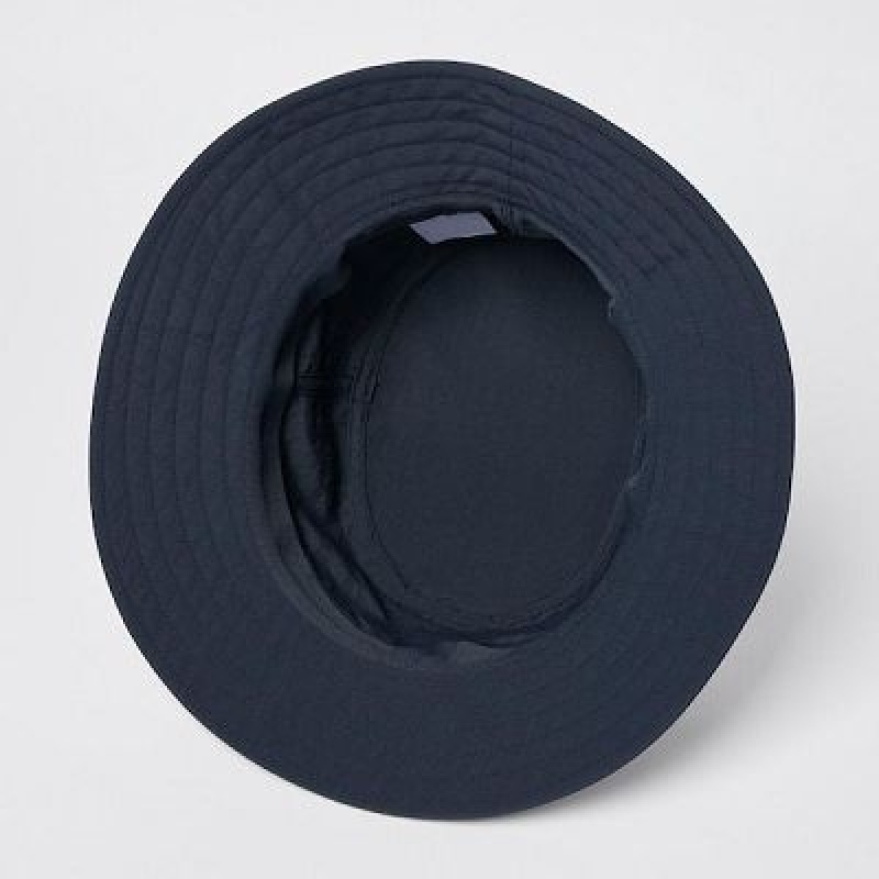 Women Uniqlo UV Protection Hats Navy | 534172