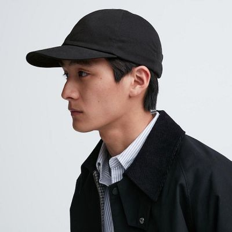 Women Uniqlo UV Protection Twill Caps Black | 741229