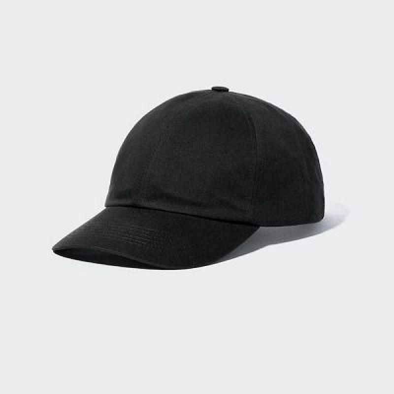 Women Uniqlo UV Protection Twill Caps Black | 741229